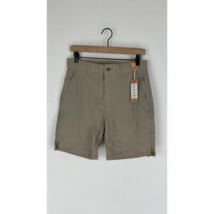 Florence Marine X Mens Khaki All Purpose Nylon Hybrid Shorts Size 29 NWT
